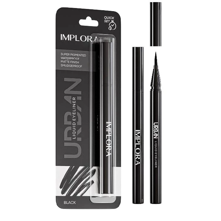 Implora Urban Liquid Eyeliner Black